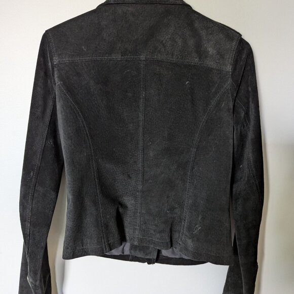 Black versatile leather jacket, size S - Glassons - Picture 7 of 11